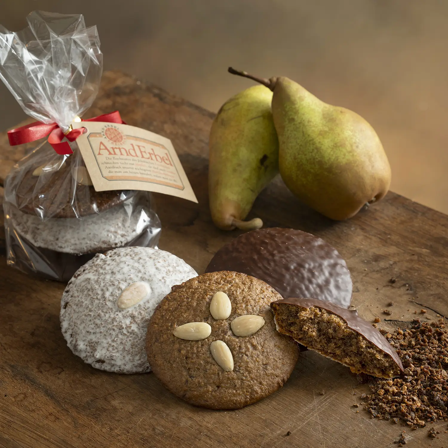 Traditionelle Hutzel Lebkuchen